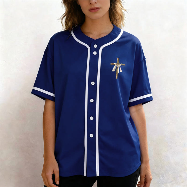 Christianartworkshop Er ist nicht hier, er ist auferstanden Glauben Unisex Baseballtrikot - image 53