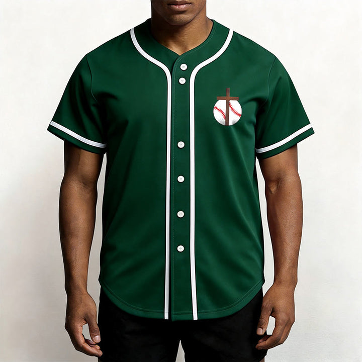 Christianartworkshop Philipper 4,13 Glaube Baseball-Trikot: Baseball-Kreuz-Motto Stärke Hingabe Sportshirt - image 38