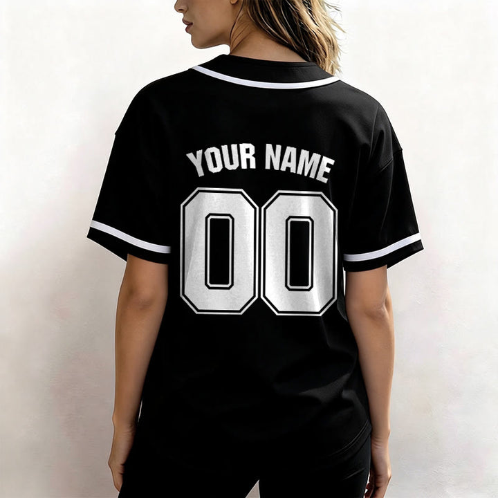 Christianartworkshop Glaube statt Angst Benutzerdefiniertes Unisex-Baseballtrikot mit Namen und Nummer - image 5