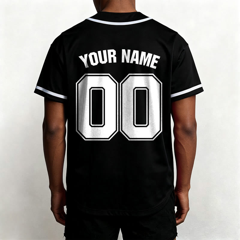 Christianartworkshop Glaube statt Angst Benutzerdefiniertes Unisex-Baseballtrikot mit Namen und Nummer - image 3