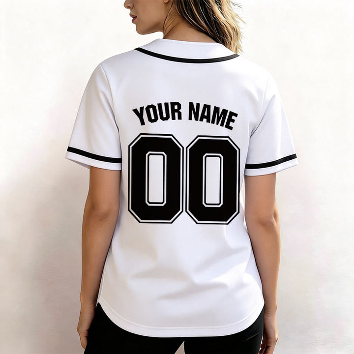 Christianartworkshop Glaube statt Angst Benutzerdefiniertes Unisex-Baseballtrikot mit Namen und Nummer - image 19