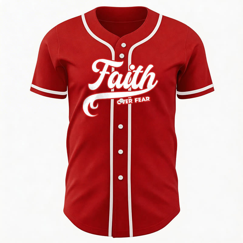 Christianartworkshop Glaube statt Angst Benutzerdefiniertes Unisex-Baseballtrikot mit Namen und Nummer - image 27