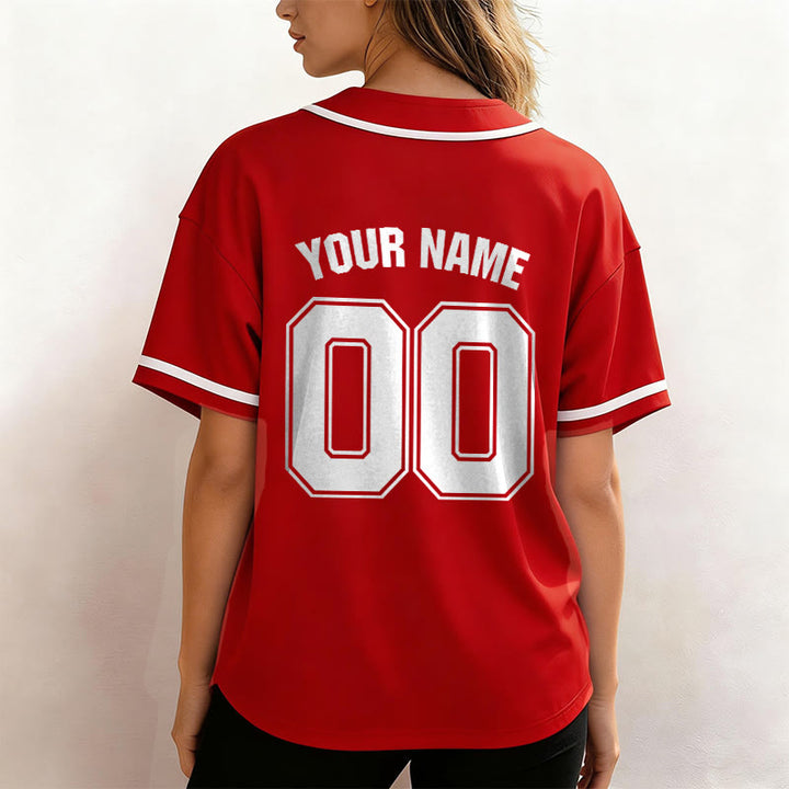 Christianartworkshop Glaube statt Angst Benutzerdefiniertes Unisex-Baseballtrikot mit Namen und Nummer - image 26