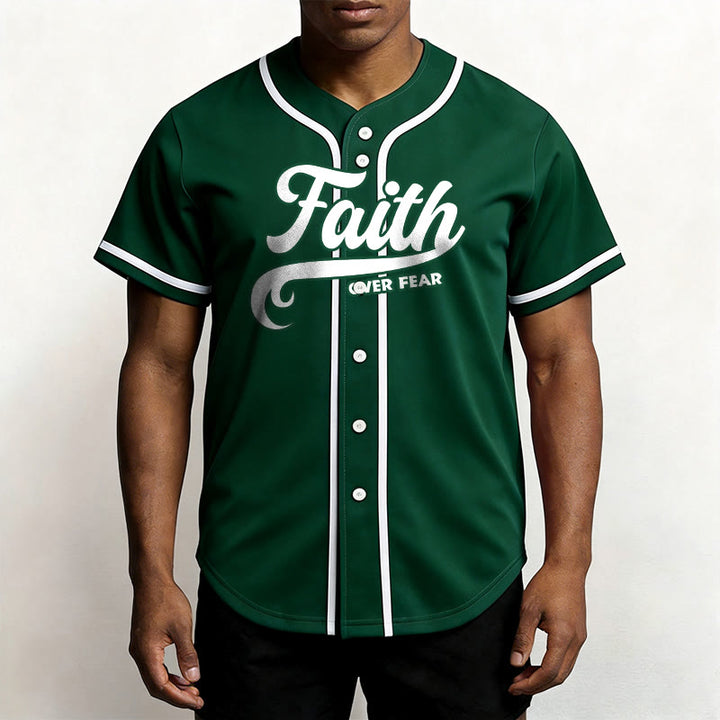 Christianartworkshop Glaube statt Angst Benutzerdefiniertes Unisex-Baseballtrikot mit Namen und Nummer - image 44