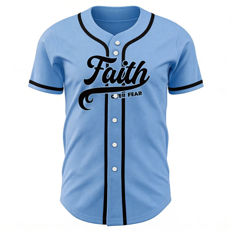Christianartworkshop Glaube statt Angst Benutzerdefiniertes Unisex-Baseballtrikot mit Namen und Nummer - image 41