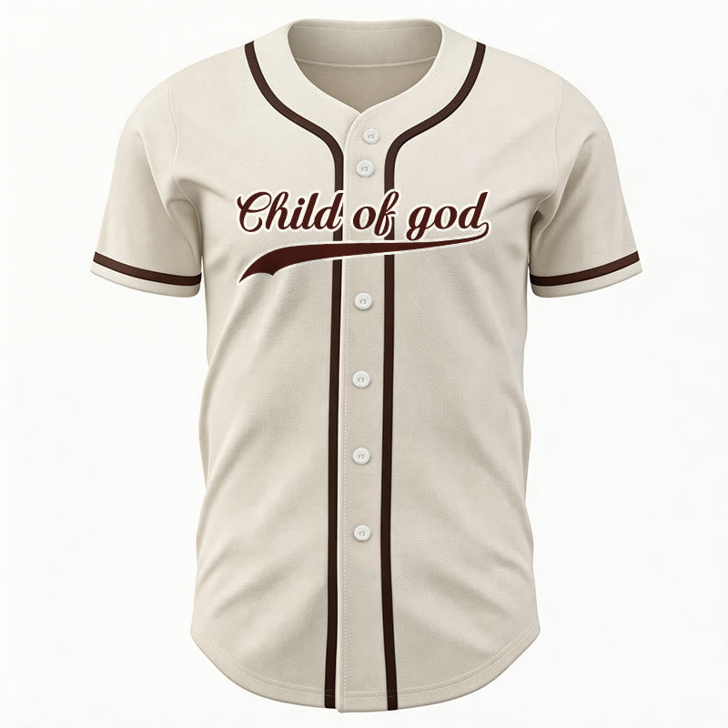 Christianartworkshop Kind Gottes Benutzerdefiniertes Unisex-Baseballtrikot mit Namen und Nummer - image 6