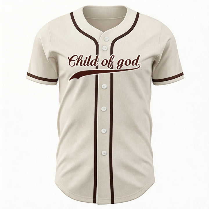 Christianartworkshop Kind Gottes Benutzerdefiniertes Unisex-Baseballtrikot mit Namen und Nummer - image 6