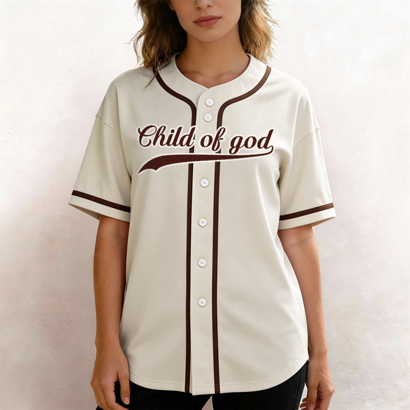 Christianartworkshop Kind Gottes Benutzerdefiniertes Unisex-Baseballtrikot mit Namen und Nummer - image 4