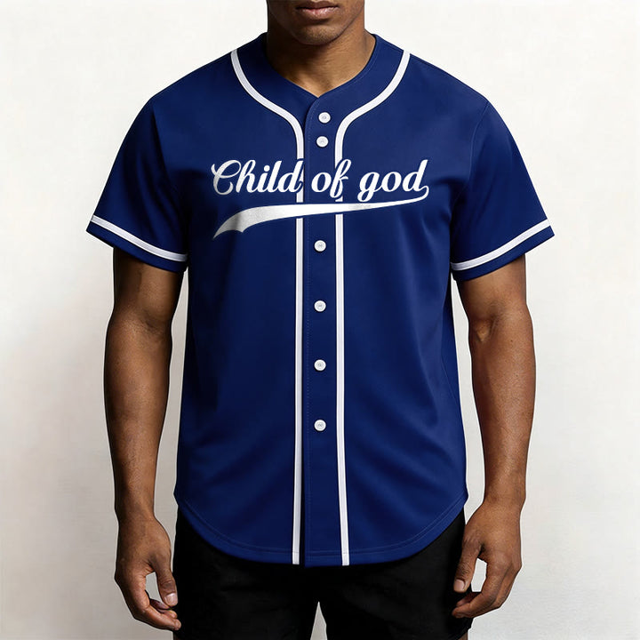 Christianartworkshop Kind Gottes Benutzerdefiniertes Unisex-Baseballtrikot mit Namen und Nummer - image 9