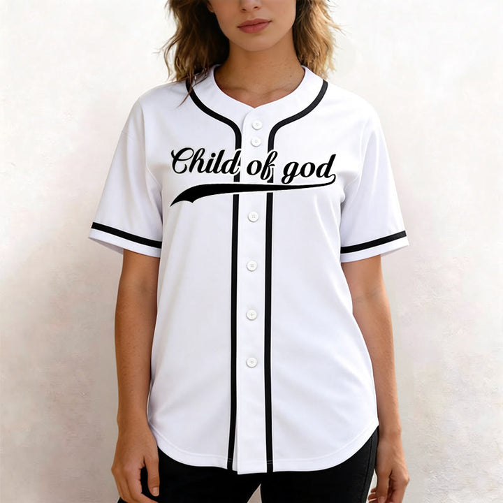 Christianartworkshop Kind Gottes Benutzerdefiniertes Unisex-Baseballtrikot mit Namen und Nummer - image 16