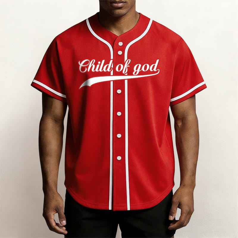 Christianartworkshop Kind Gottes Benutzerdefiniertes Unisex-Baseballtrikot mit Namen und Nummer - image 23