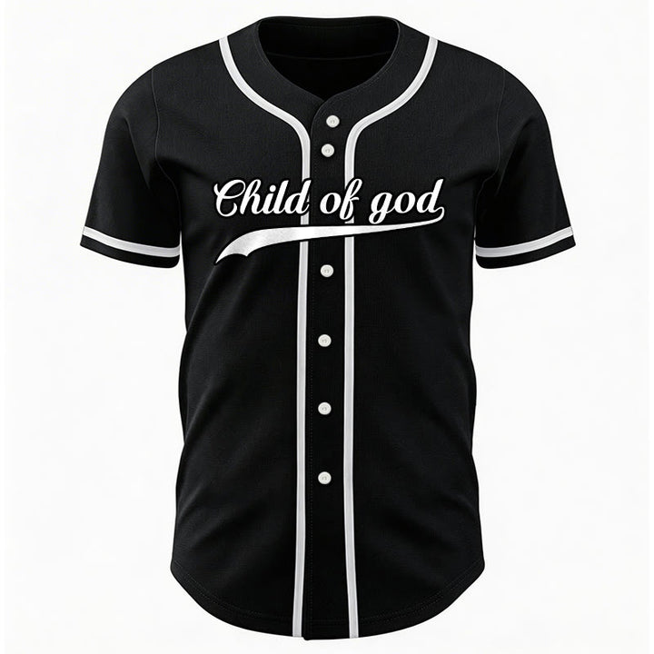 Christianartworkshop Kind Gottes Benutzerdefiniertes Unisex-Baseballtrikot mit Namen und Nummer - image 34