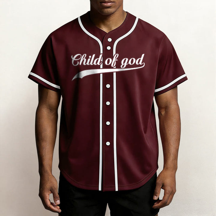 Christianartworkshop Kind Gottes Benutzerdefiniertes Unisex-Baseballtrikot mit Namen und Nummer - image 37