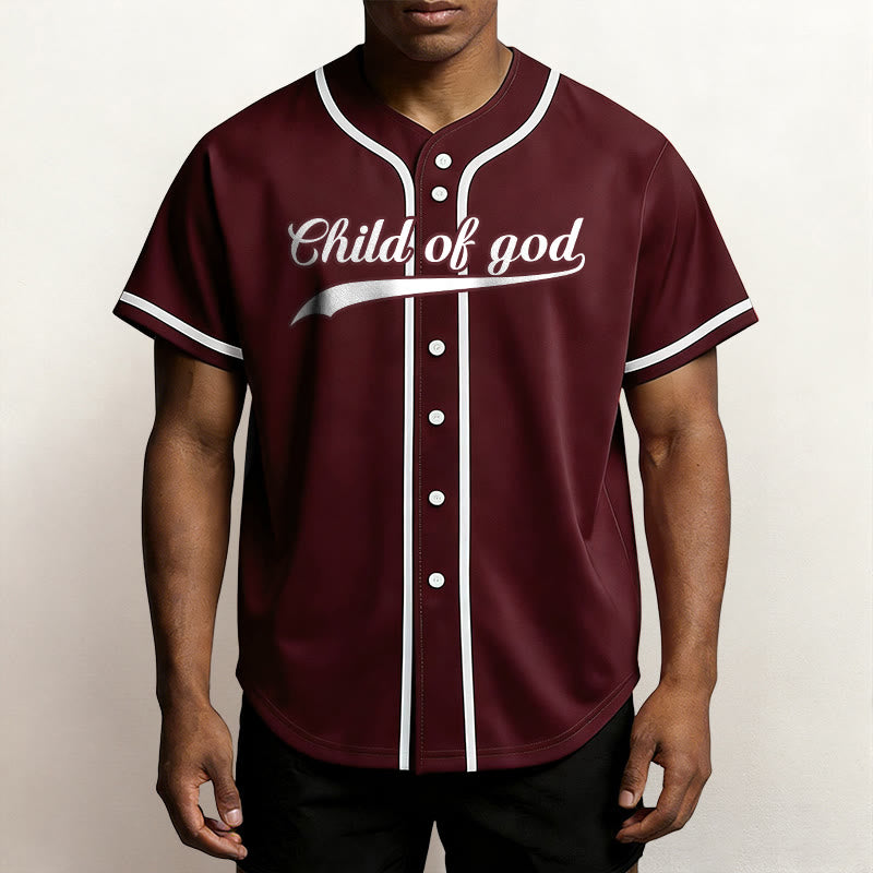Christianartworkshop Kind Gottes Benutzerdefiniertes Unisex-Baseballtrikot mit Namen und Nummer - image 37
