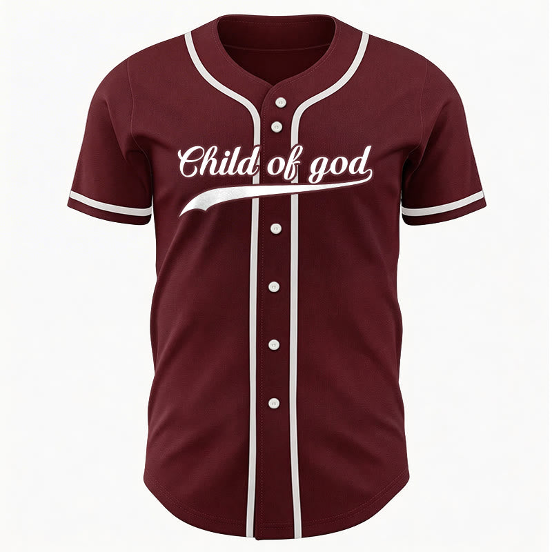 Christianartworkshop Kind Gottes Benutzerdefiniertes Unisex-Baseballtrikot mit Namen und Nummer - image 41