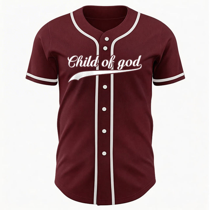 Christianartworkshop Kind Gottes Benutzerdefiniertes Unisex-Baseballtrikot mit Namen und Nummer - image 41