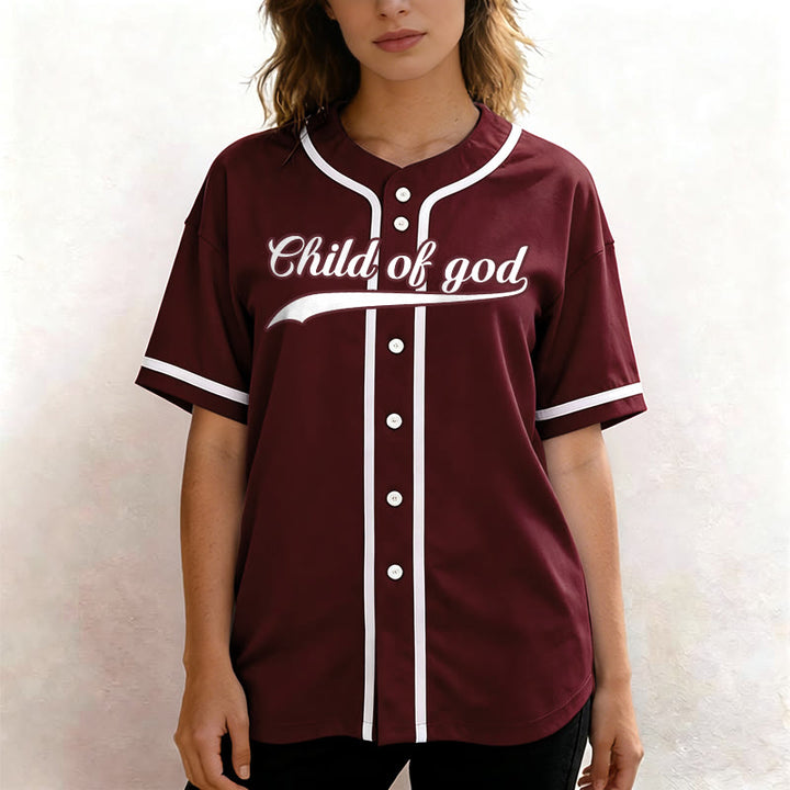 Christianartworkshop Kind Gottes Benutzerdefiniertes Unisex-Baseballtrikot mit Namen und Nummer - image 39