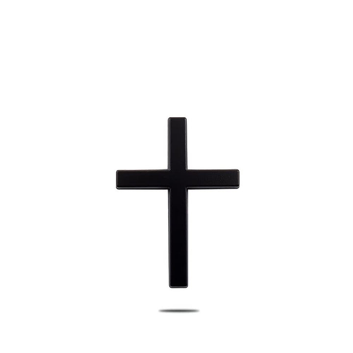 Christianartworkshop Robuster Autoaufkleber mit Metallkreuz: Erinnert an seine stille Führung auf dem Weg - Schwarz (4er-Set) - image 13