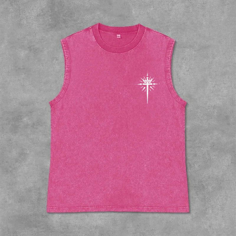 Christianartworkshop Mann Gottes Johannes 3:16 Unisex-Tanktop (gewaschen) - image 1