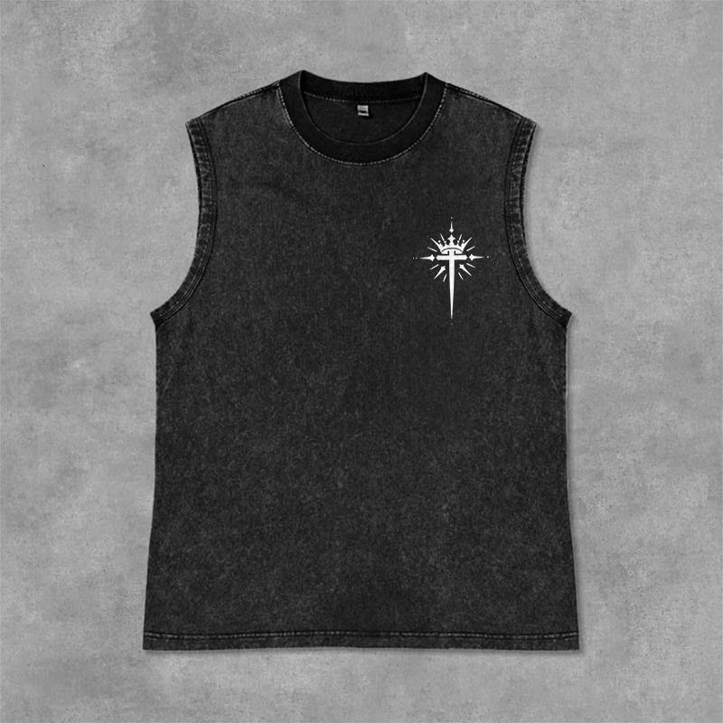 Christianartworkshop Mann Gottes Johannes 3:16 Unisex-Tanktop (gewaschen) - image 8
