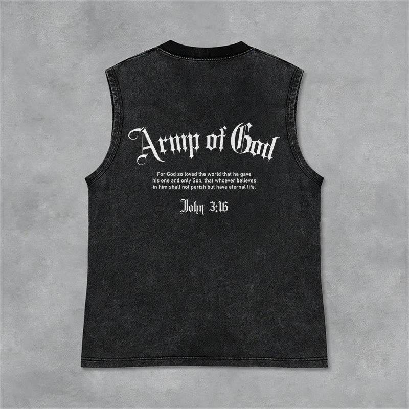 Christianartworkshop Mann Gottes Johannes 3:16 Unisex-Tanktop (gewaschen) - image 11