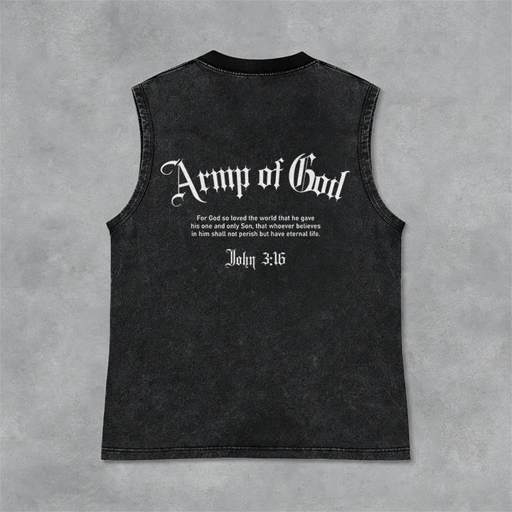 Christianartworkshop Mann Gottes Johannes 3:16 Unisex-Tanktop (gewaschen) - image 11