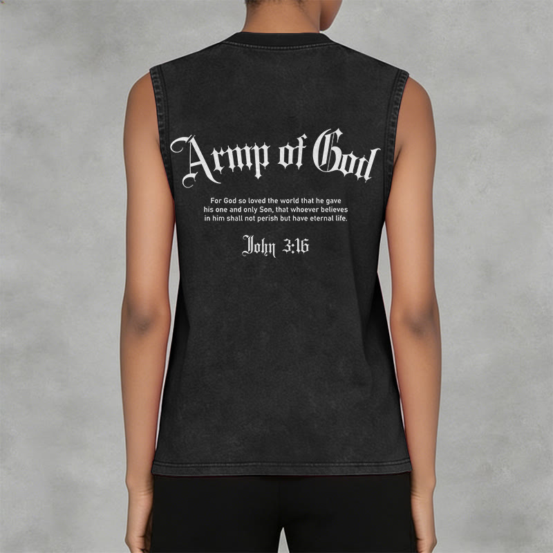 Christianartworkshop Mann Gottes Johannes 3:16 Unisex-Tanktop (gewaschen) - image 13