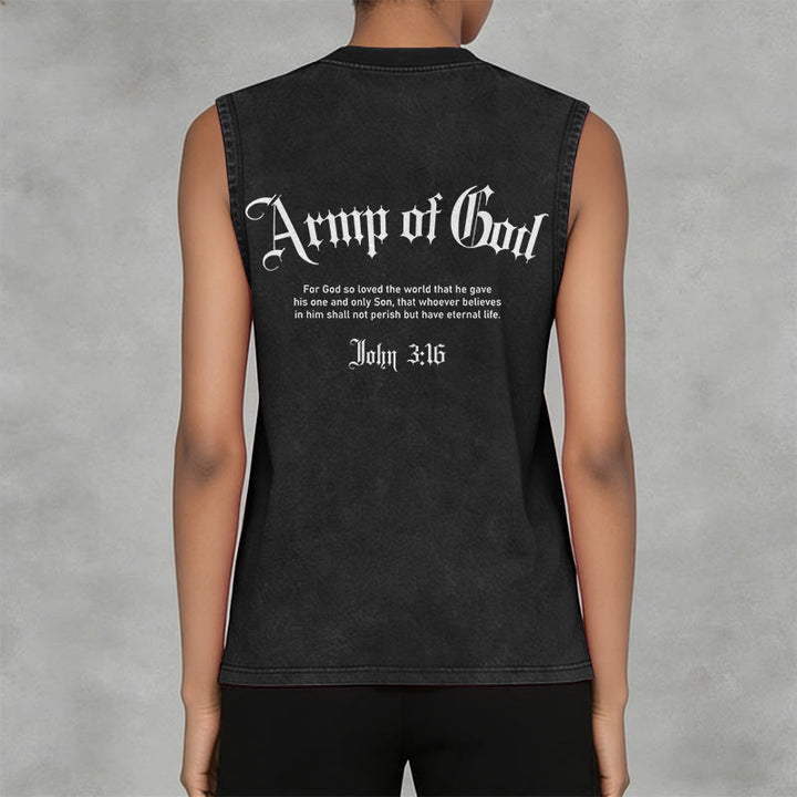 Christianartworkshop Mann Gottes Johannes 3:16 Unisex-Tanktop (gewaschen) - image 13