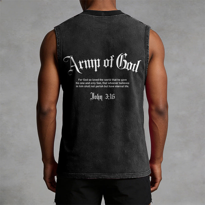 Christianartworkshop Mann Gottes Johannes 3:16 Unisex-Tanktop (gewaschen) - image 12
