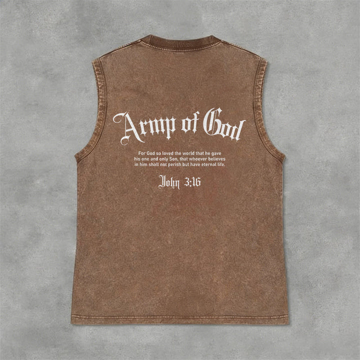 Christianartworkshop Mann Gottes Johannes 3:16 Unisex-Tanktop (gewaschen) - image 18