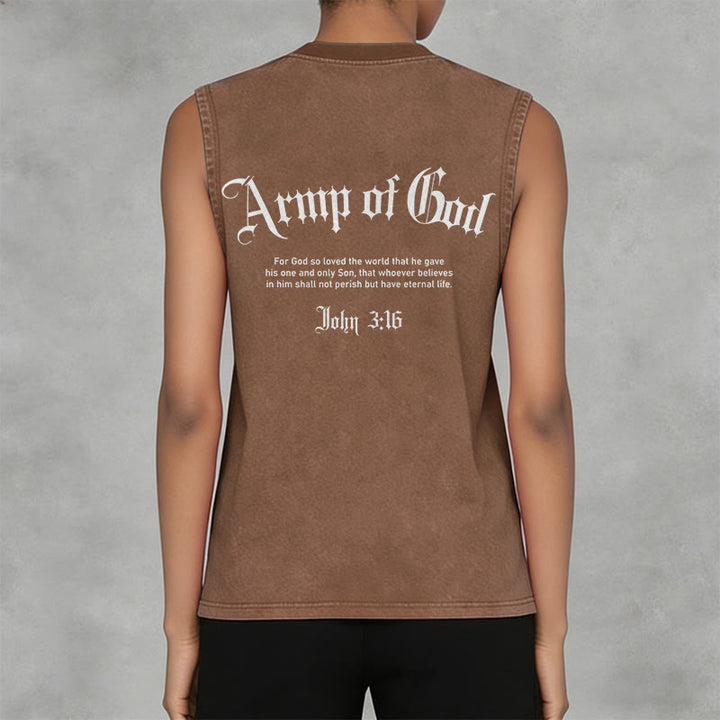 Christianartworkshop Mann Gottes Johannes 3:16 Unisex-Tanktop (gewaschen) - image 20