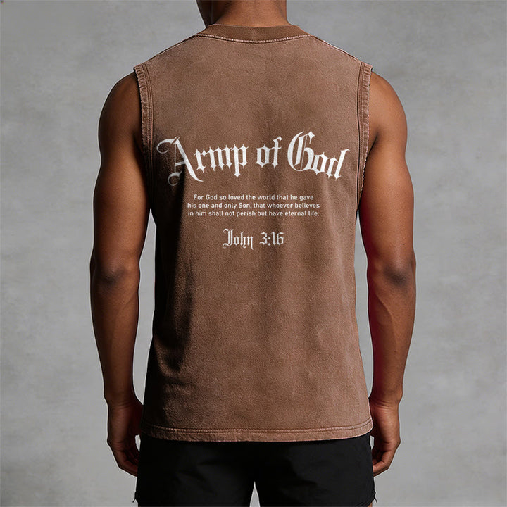Christianartworkshop Mann Gottes Johannes 3:16 Unisex-Tanktop (gewaschen) - image 19