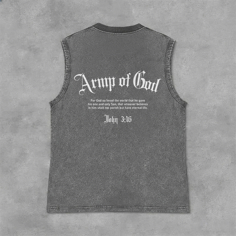 Christianartworkshop Mann Gottes Johannes 3:16 Unisex-Tanktop (gewaschen) - image 25