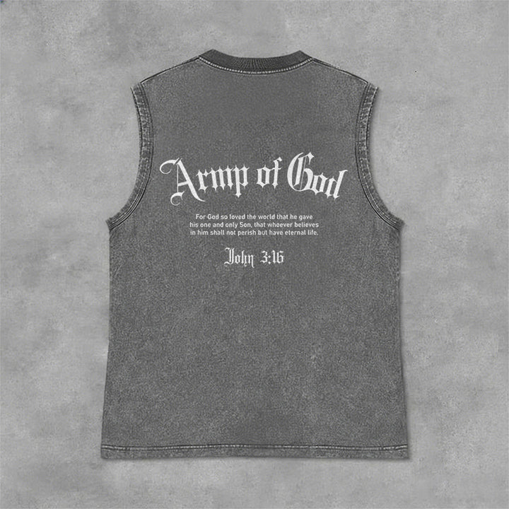 Christianartworkshop Mann Gottes Johannes 3:16 Unisex-Tanktop (gewaschen) - image 25
