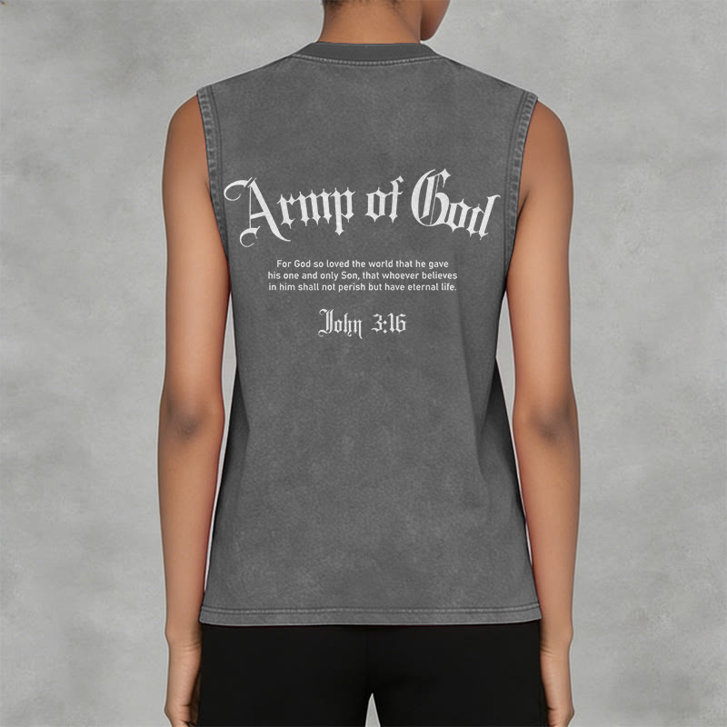 Christianartworkshop Mann Gottes Johannes 3:16 Unisex-Tanktop (gewaschen) - image 27