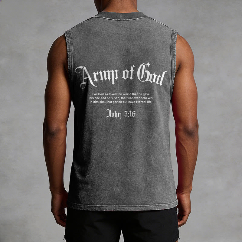 Christianartworkshop Mann Gottes Johannes 3:16 Unisex-Tanktop (gewaschen) - image 26