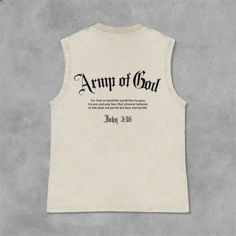 Christianartworkshop Mann Gottes Johannes 3:16 Unisex-Tanktop (gewaschen) - image 32