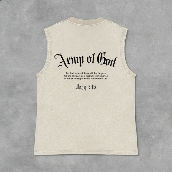 Christianartworkshop Mann Gottes Johannes 3:16 Unisex-Tanktop (gewaschen) - image 32