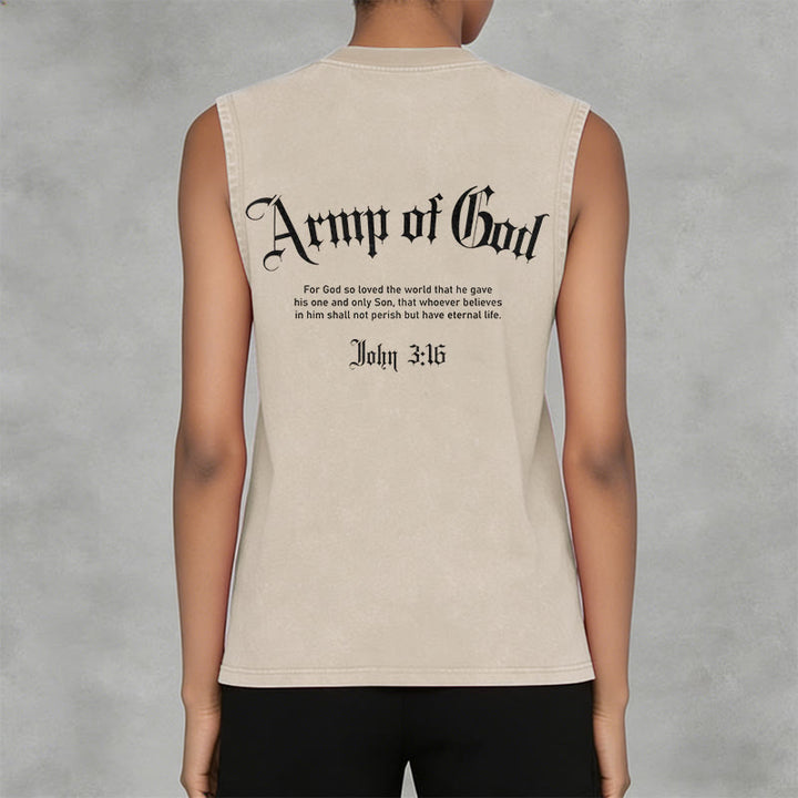 Christianartworkshop Mann Gottes Johannes 3:16 Unisex-Tanktop (gewaschen) - image 34