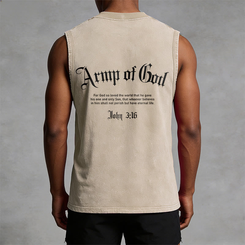 Christianartworkshop Mann Gottes Johannes 3:16 Unisex-Tanktop (gewaschen) - image 33