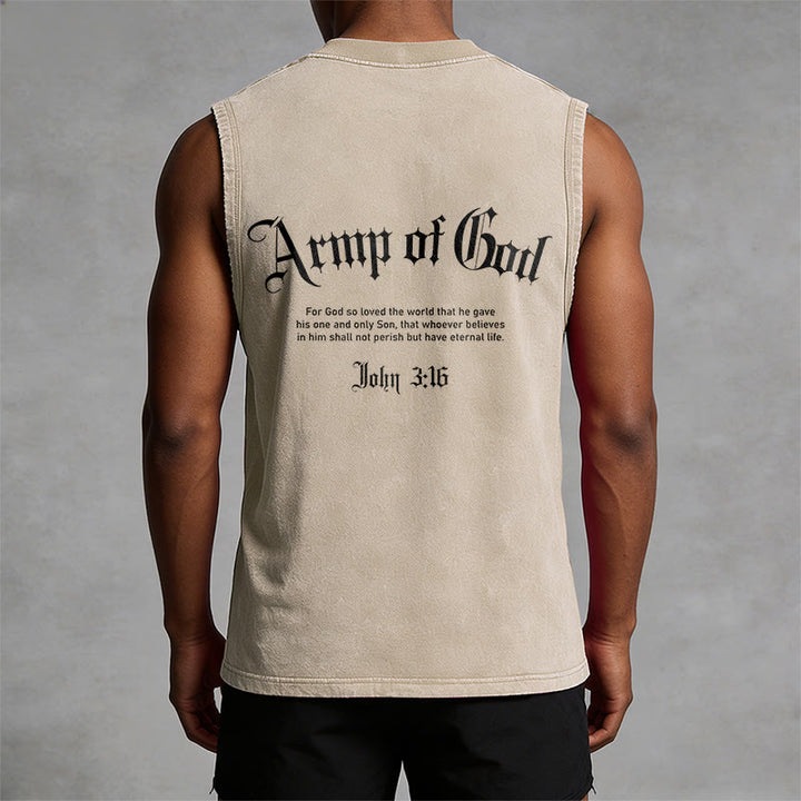 Christianartworkshop Mann Gottes Johannes 3:16 Unisex-Tanktop (gewaschen) - image 33