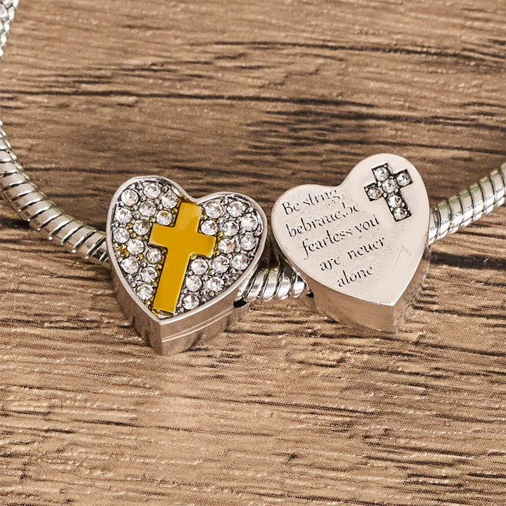 Christianartworkshop Armband mit Kreuz und Bibelversen: Ein Symbol unerschütterlichen Glaubens und göttlicher Liebe - image 5
