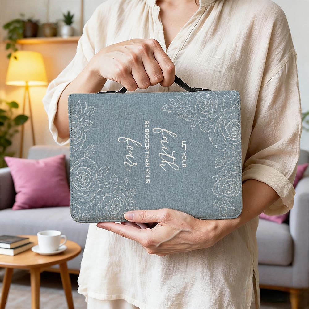 Christianartworkshop Lass deinen Glauben größer sein als deine Angst – Blumenbibel-Einband - image 9