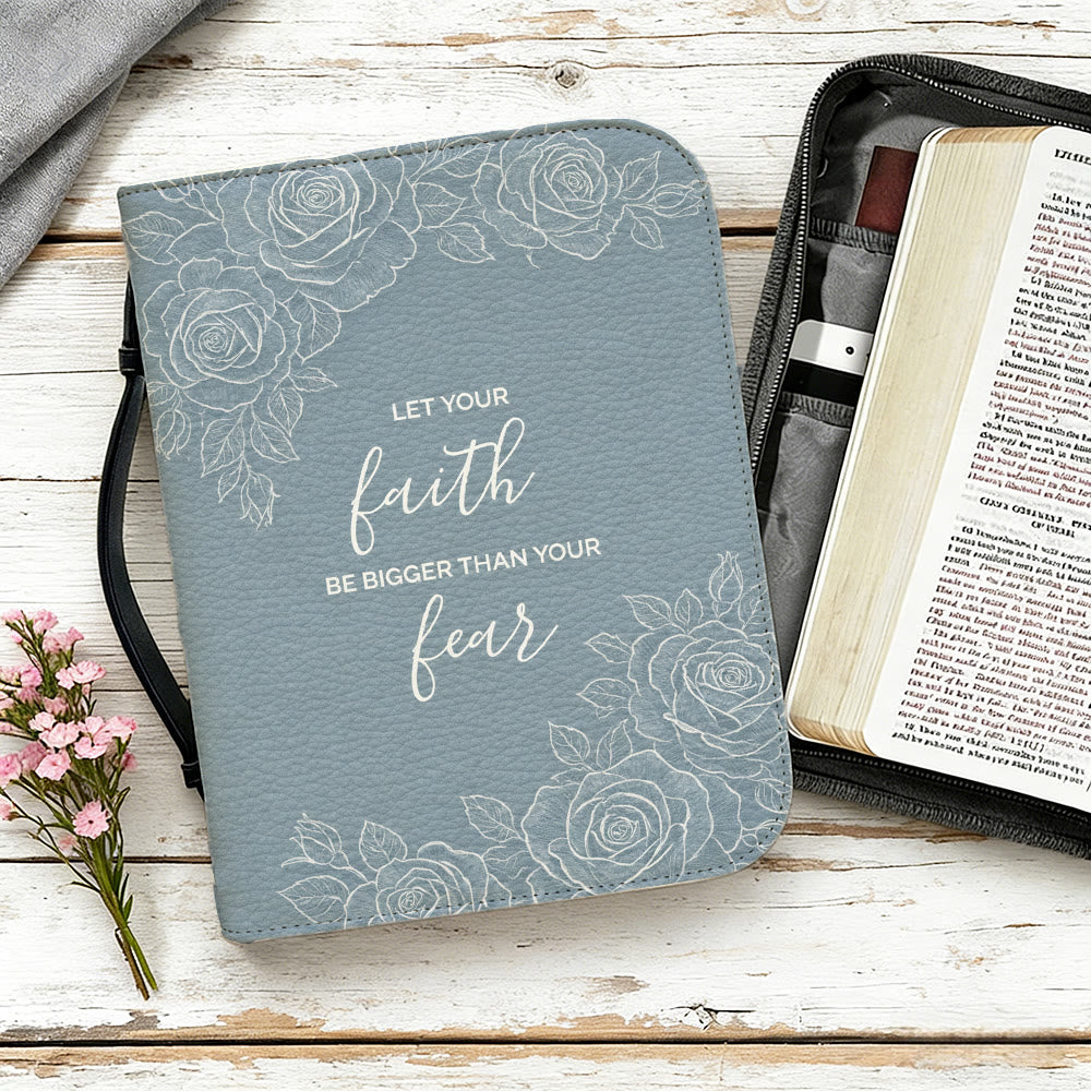 Christianartworkshop Lass deinen Glauben größer sein als deine Angst – Blumenbibel-Einband - image 12