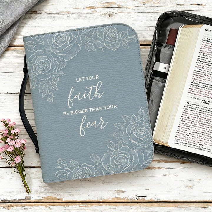 Christianartworkshop Lass deinen Glauben größer sein als deine Angst – Blumenbibel-Einband - image 12