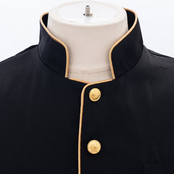 Traditionelle Priesterrobe mit Stehkragen von Christianartworkshop , mit goldenen Knöpfen und in verschiedenen Farben erhältlich - image 3