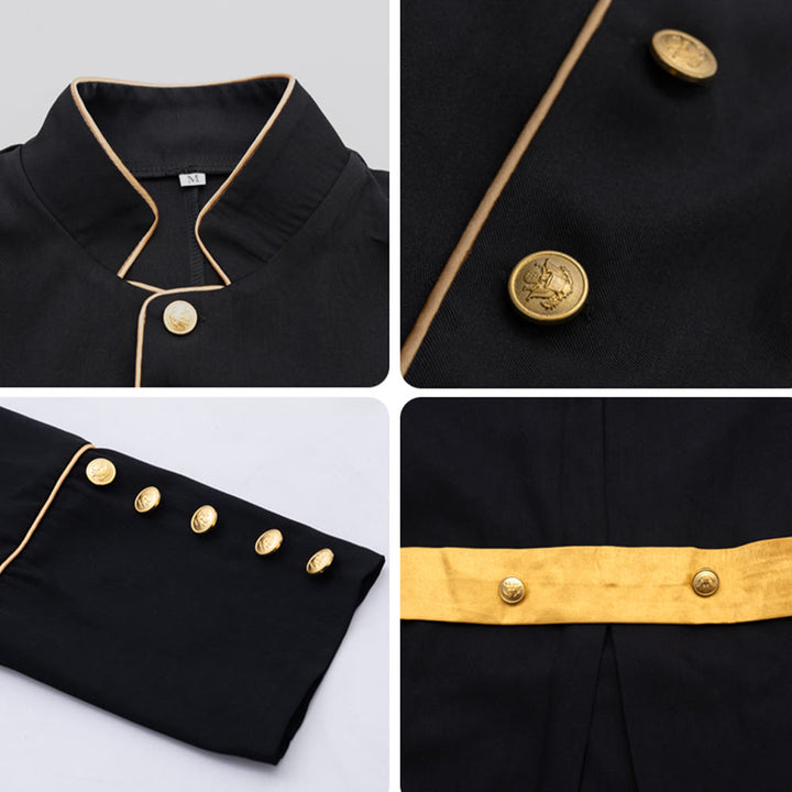Traditionelle Priesterrobe mit Stehkragen von Christianartworkshop , mit goldenen Knöpfen und in verschiedenen Farben erhältlich - image 6