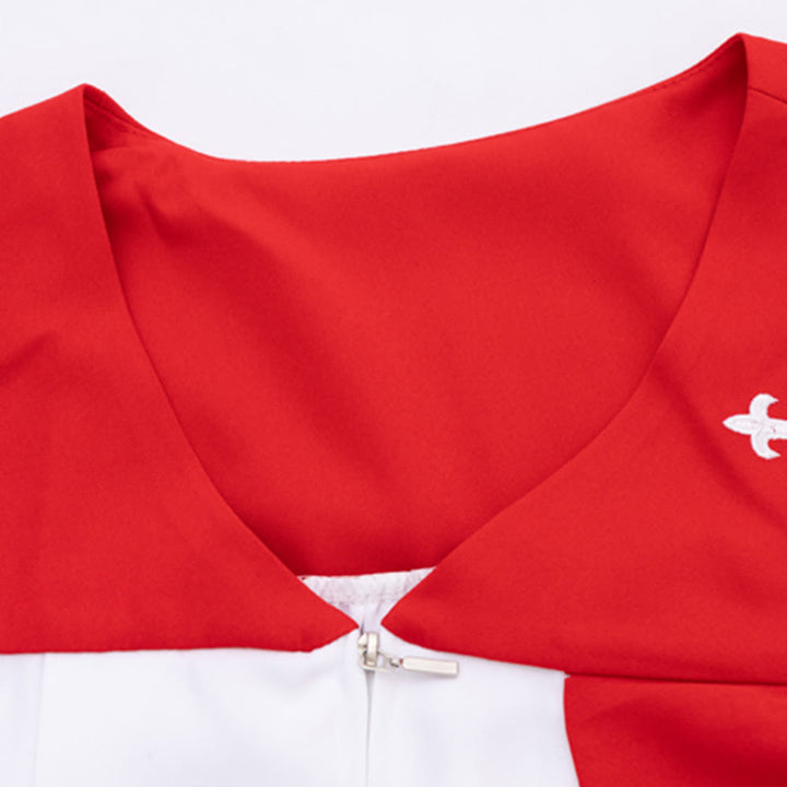 Christianartworkshop: Charakteristische weiße Priesterrobe mit rotem Kragen und Kreuzemblem - image 8