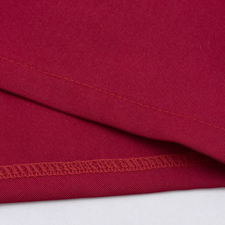 Traditionelle burgunderrote Priesterrobe von Christianartworkshop mit goldenem Kreuz und V-Ausschnitt - image 7