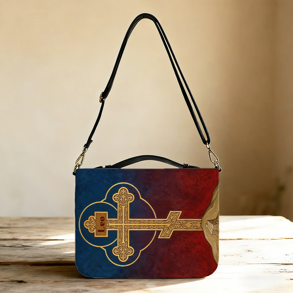 Christianartworkshop Andachtsbibel-Einband mit Jesus-Christus-Ikone und verziertem Kreuz - image 2